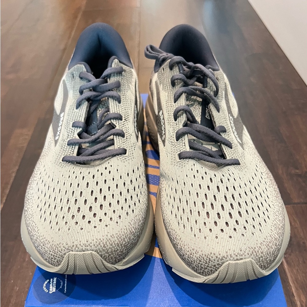 Brooks Ghost 16 London Fog Men's Shoes - Blue and Gray